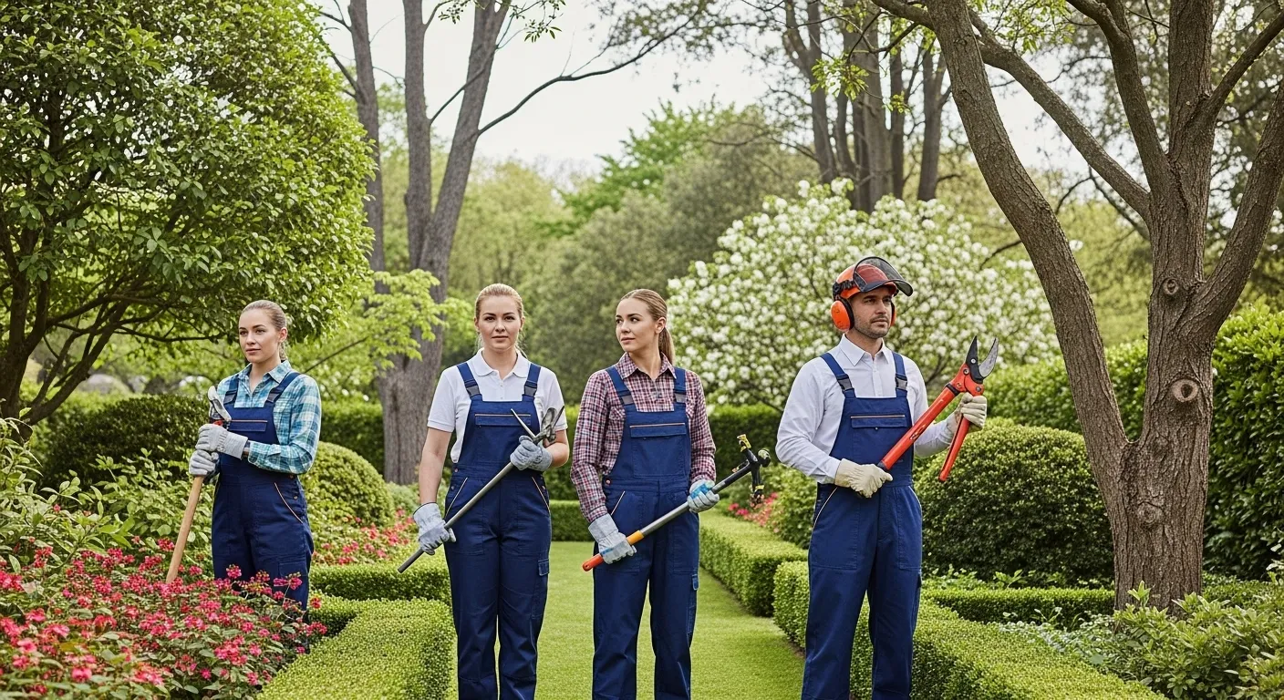 Différences entre paysagiste, jardinier et élagueur